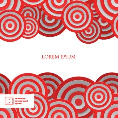 Abstract Seamless Circles Pattern Vector N8
