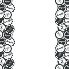 vintage sticker label N279