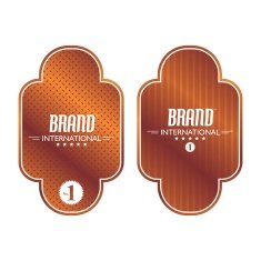 vintage sticker label N281