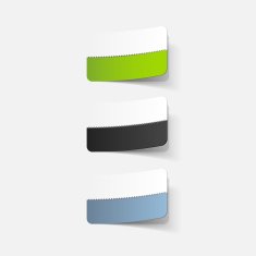 realistic design element rectangle N8