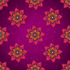 Purple flower pattern N2