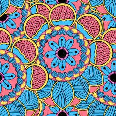 Abstract Color Endless Seamless Pattern