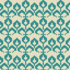 Vector knitted flower background N4