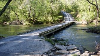 terrific stream rural landscape