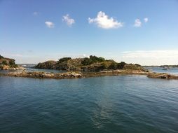 rocky islands at coast, Sweden, gothenburg