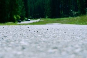 sandy beach track in bavaria