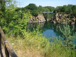 summer lake landscape