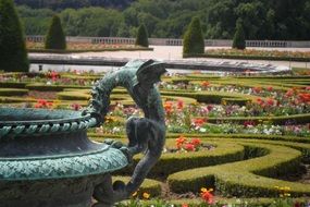 wonderful garden in versailles