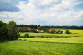 picturesque rural landscapes in germany