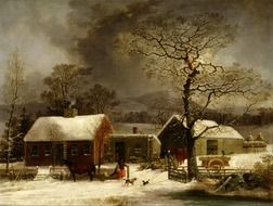 painting on canvas by George Deri
