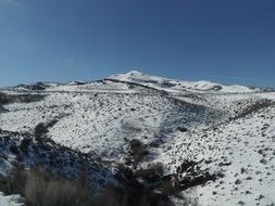 snowy mountain in Idaho