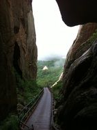stairs on ulsan rock