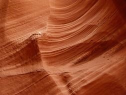 upper slot canyon in Arizona USA