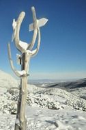 pointers on a mountain range in Slovakia