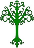 heraldic symbol tree design