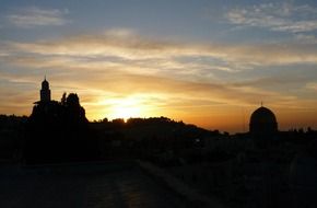 Jerusalem at sunset