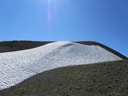 canada snowfield blue