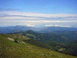 greben mountain peaceful landscape in serbia