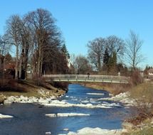 bridge across river