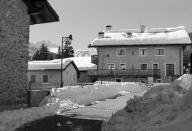 cold mountain winter