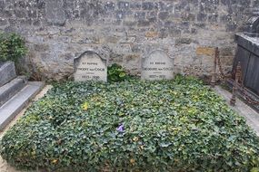 graves of van gogh and his brother in Auvers-sur-Oise