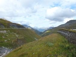 alpine meadows on the mountain