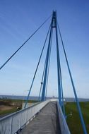 bridge against the blue sky