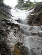 landscape highest waterfall in the alps