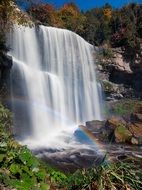 Landscape of big waterfall