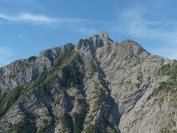 monte toraggio mountain on a sunny day