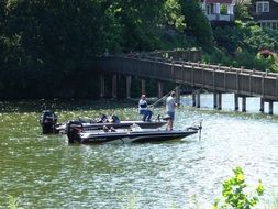 Fishing on the boats