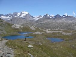 alpine lakes landscape