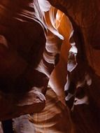 scenery of upper antelope slot canyon