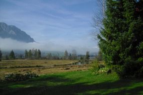landscape near Lake Walchsee in Austria
