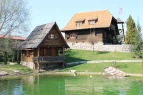 cottage house landscape