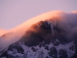 mountain el pentilde;otillo at sunset