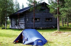 camping in lapland