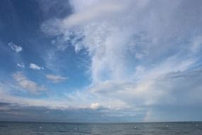 cloudy sky like landscape