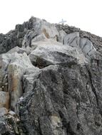 bottom view of the Aneto peak in the Pyrenees