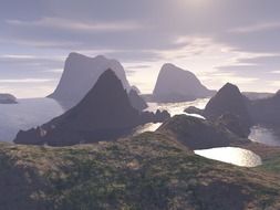 terrific mountains rocks