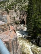 rushing river water