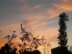 nepali's romantic sky with clouds calm scene