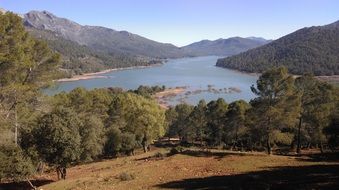 river among the mountains in Cazorla