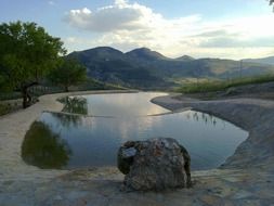 picturesque mountains in the province of granada, spain