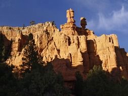 Beautiful rocks in Dixie National Forest in Utah