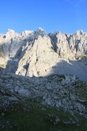 panoramic view of the Kaiser mountains