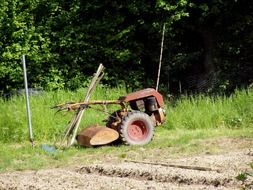 walking tractor in agriculture
