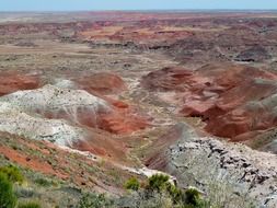 painted desert rolling hills Arizona