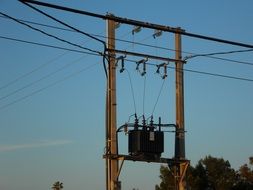 energy transformer on power line