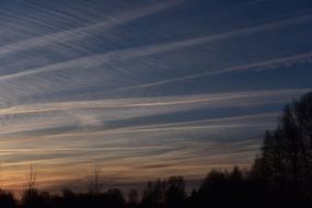 gorgeous sunset sky